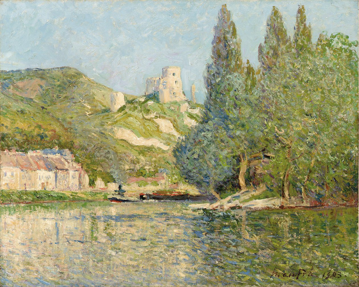 Chateau-Gaillard, Normandiet, 1903 af Maxime Emile Louis Maufra