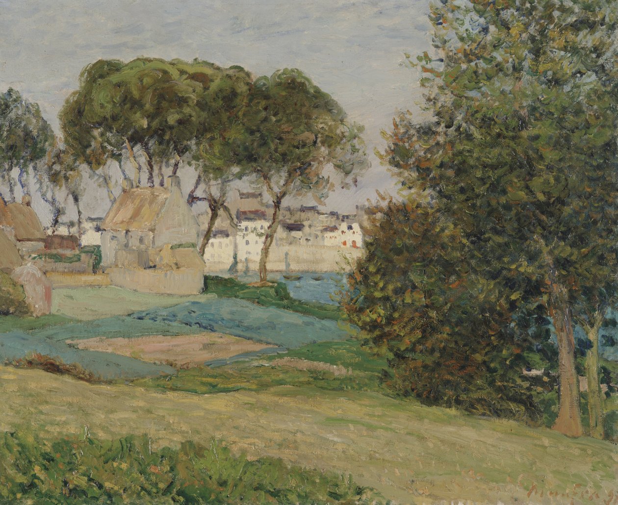 Douarnenez, oktoberlandskab af Maxime Emile Louis Maufra