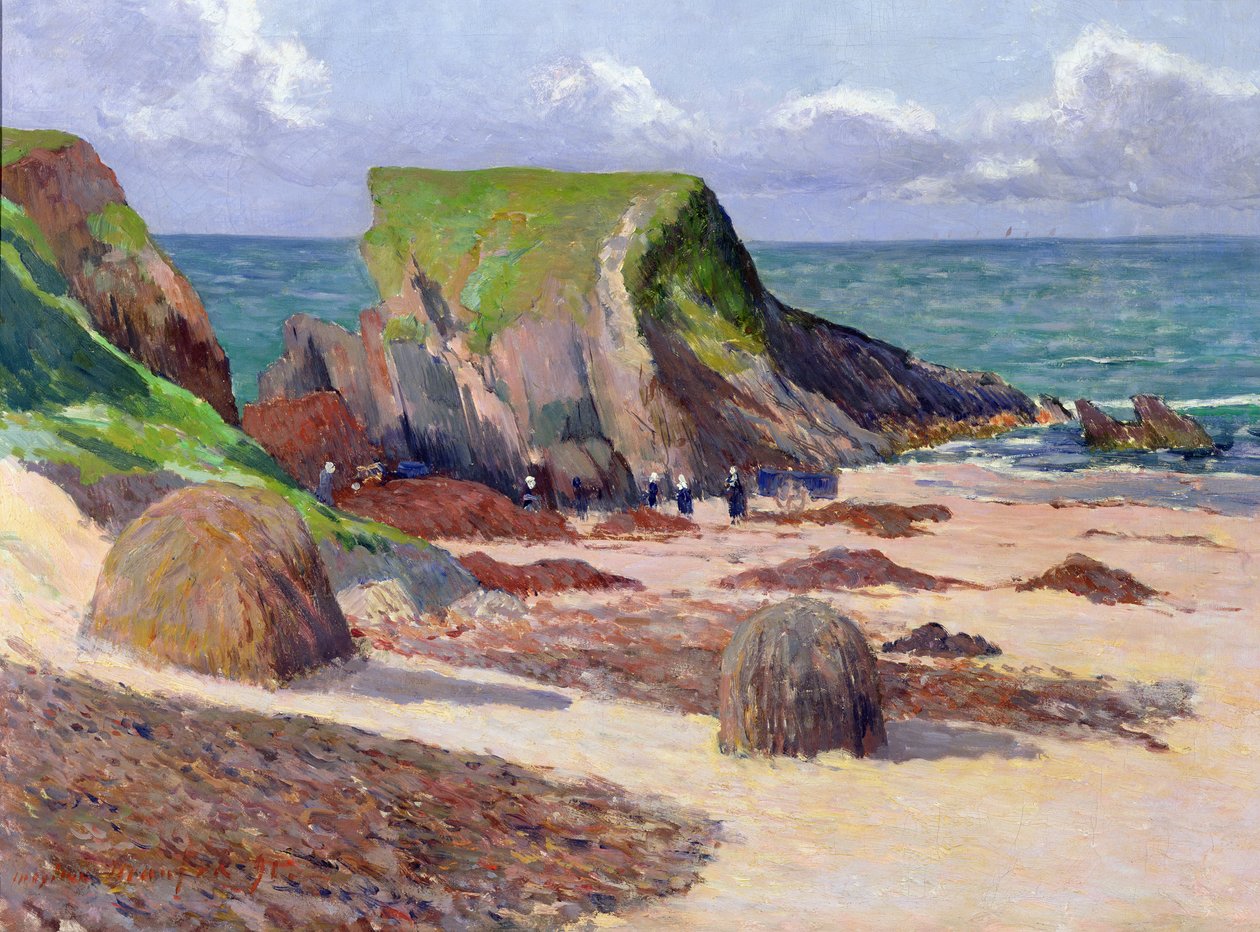 Høst af tang, 1891 af Maxime Emile Louis Maufra
