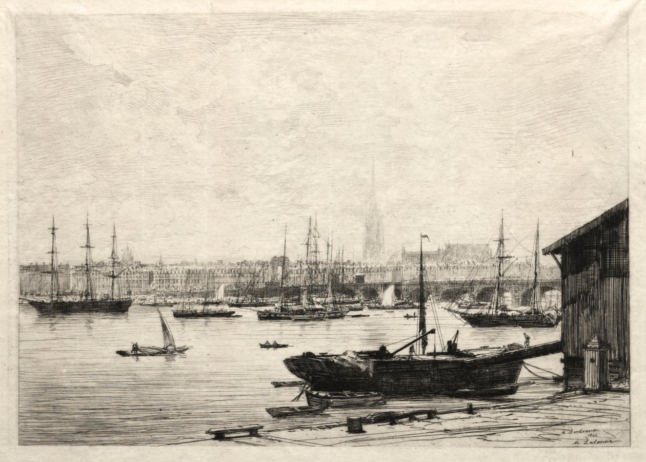 Bordeaux, 1866. af Maxime Lalanne