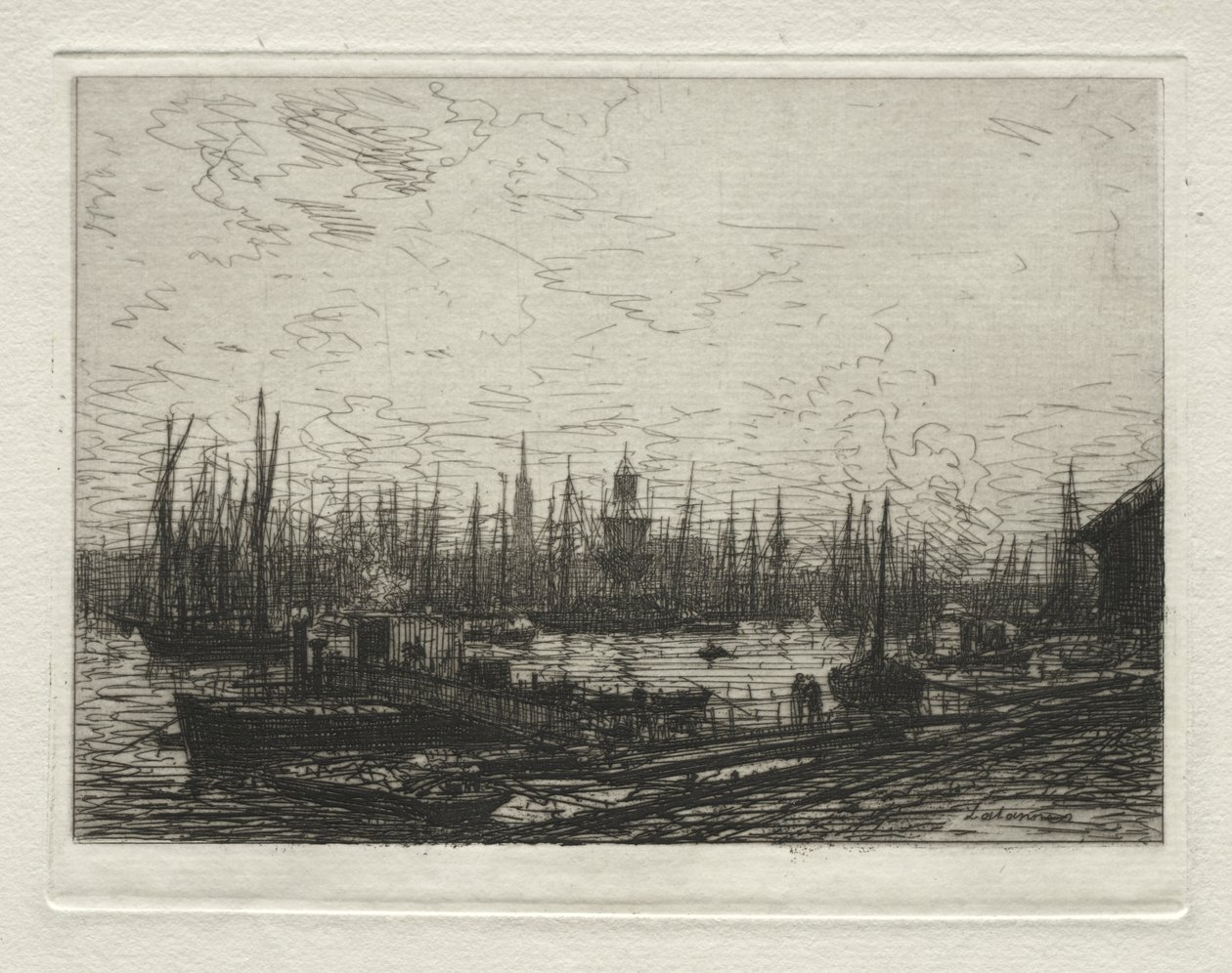 Bordeaux havn af Maxime Lalanne