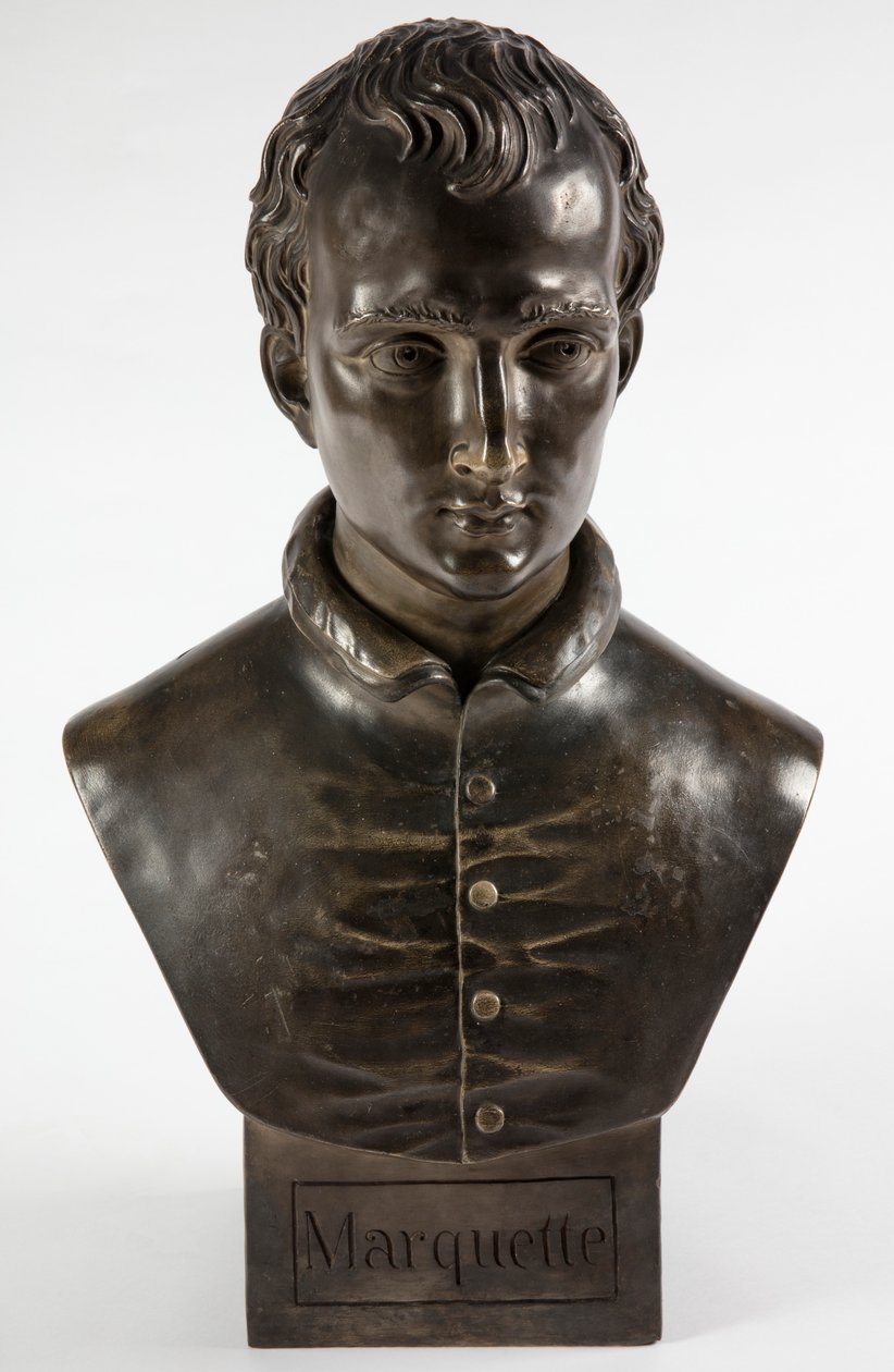 Gipsbyste af Pere Marquette af Maximilian Schneiderhahn af Maximilian Schneiderhahn