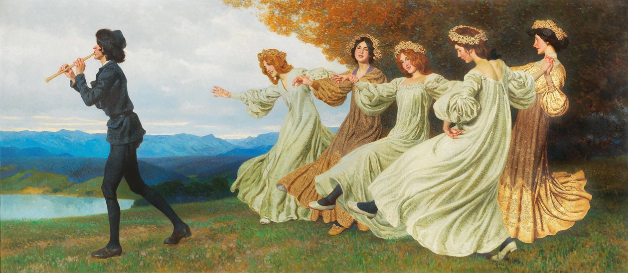 Gammel sang, 1905. af Maximilian Lenz
