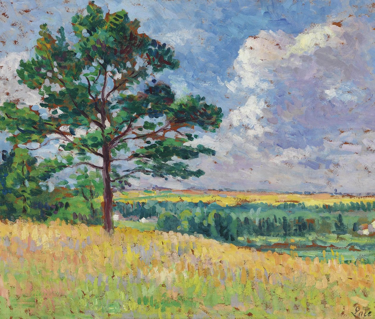 Landskab nær Merevillen af Maximilien Luce