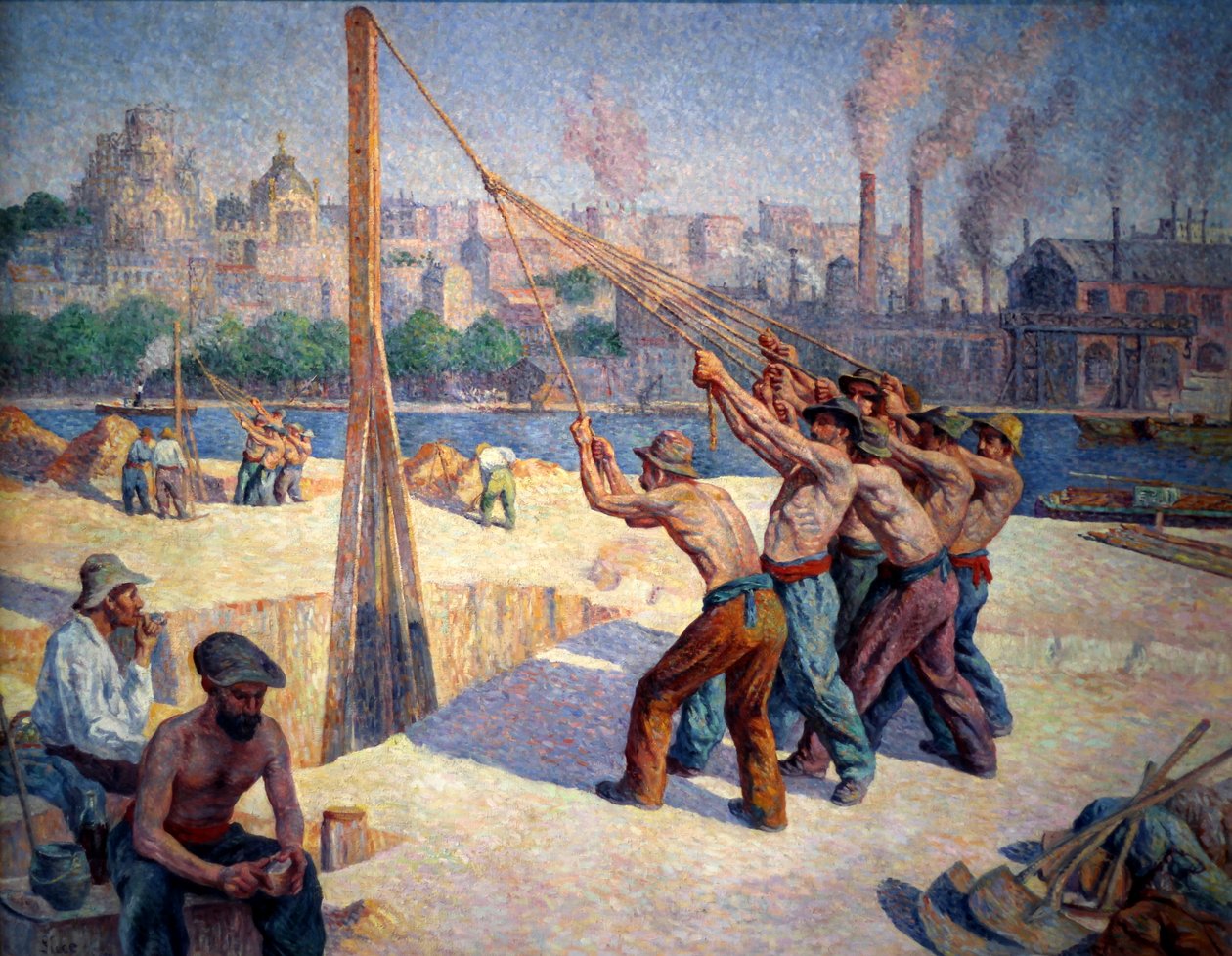 Bunkeførerne af Maximilien Luce