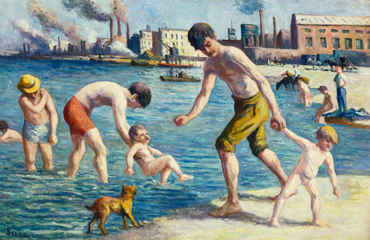 Badende af Maximilien Luce