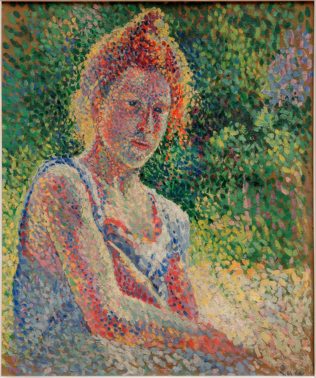 Portræt af en ung kvinde af Maximilien Luce