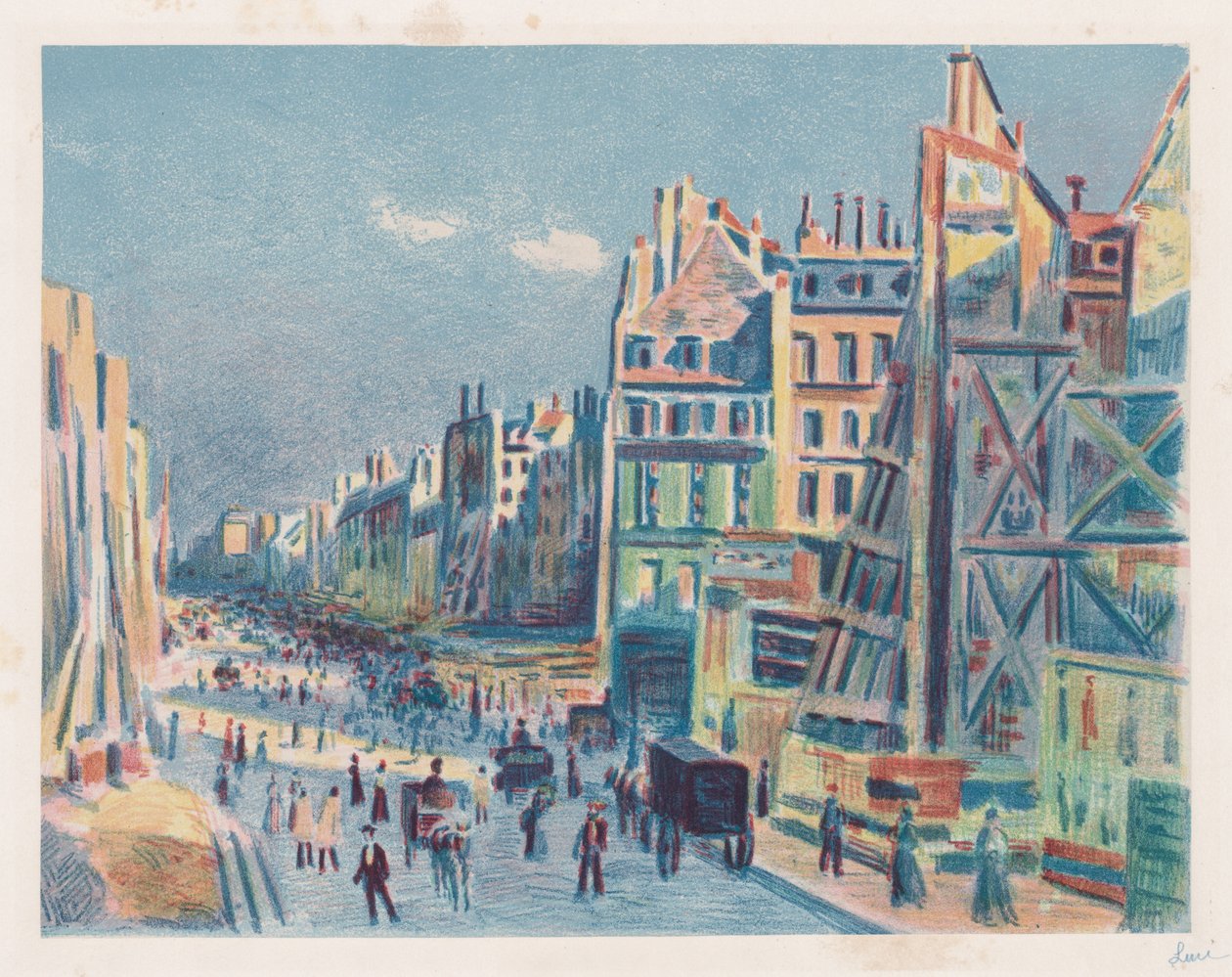 Reamur Street af Maximilien Luce