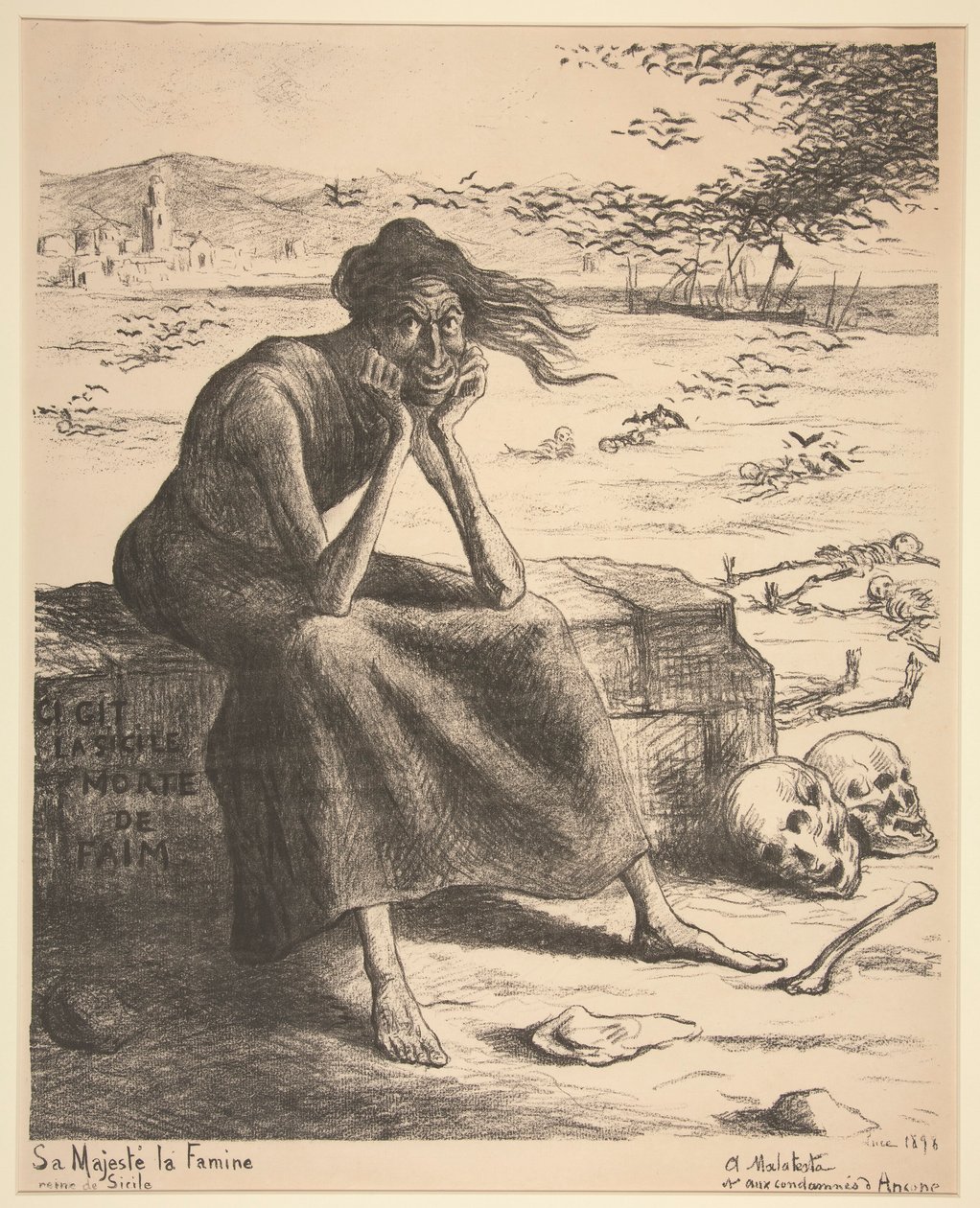 Hendes Majestæt Hungersnød af Maximilien Luce