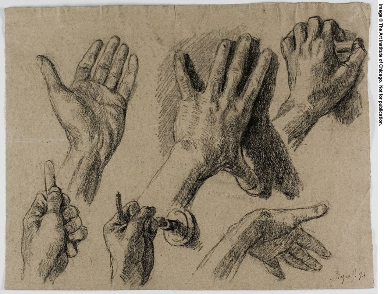 Studer for Mazas af Maximilien Luce