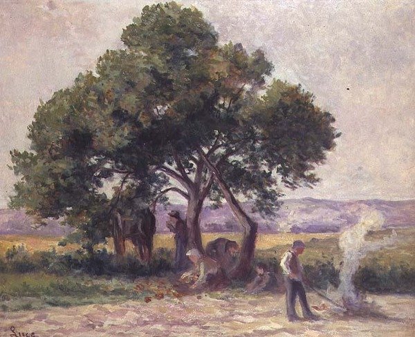 Æbletræerne af Maximilien Luce
