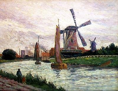 Vindmøllen af Maximilien Luce