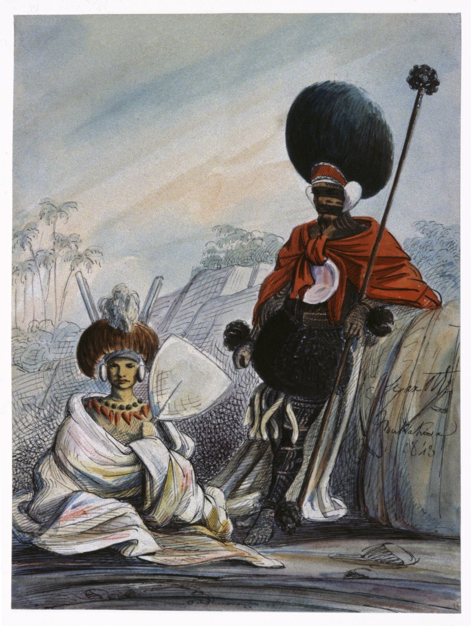 Indfødte par Marquesas-øer af Maximilien Radiguet