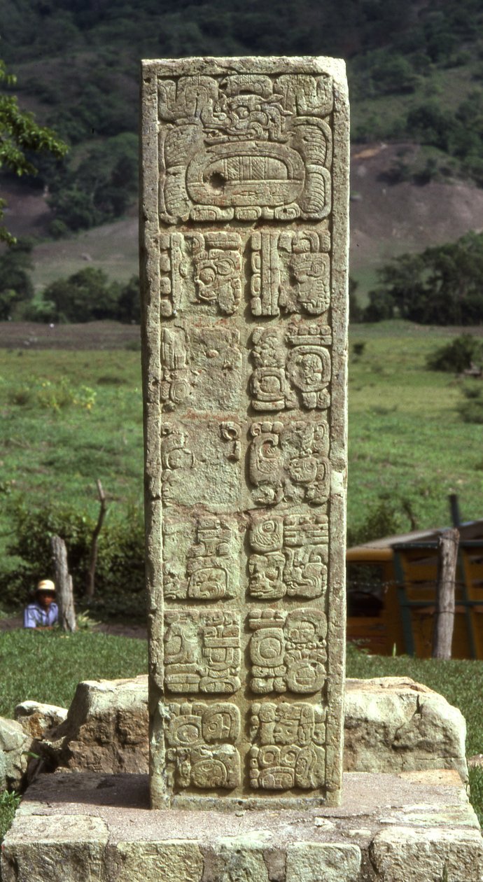 Copan Stela 6 af Mayan