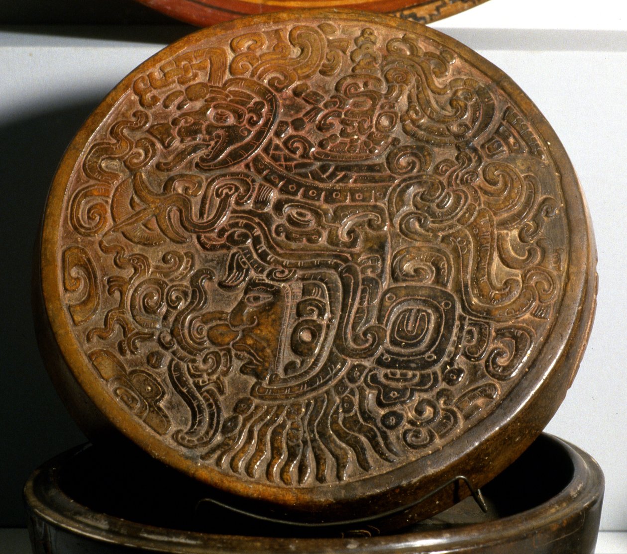 Begravelsesfartøj, Mundo Perdido (keramik) af Mayan