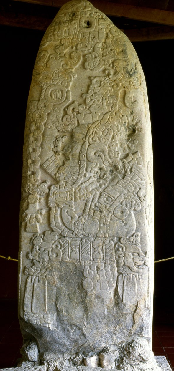 Tikal Stela 31, tidlig klassisk periode, 445 e.Kr. af Mayan