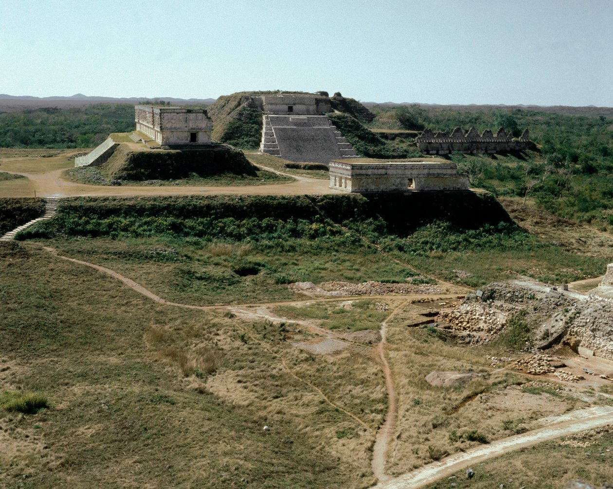 Udsigt over guvernørens palads, 9.-10. århundrede af Mayan