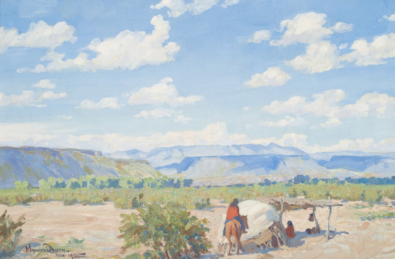 Apache-land af Maynard Dixon