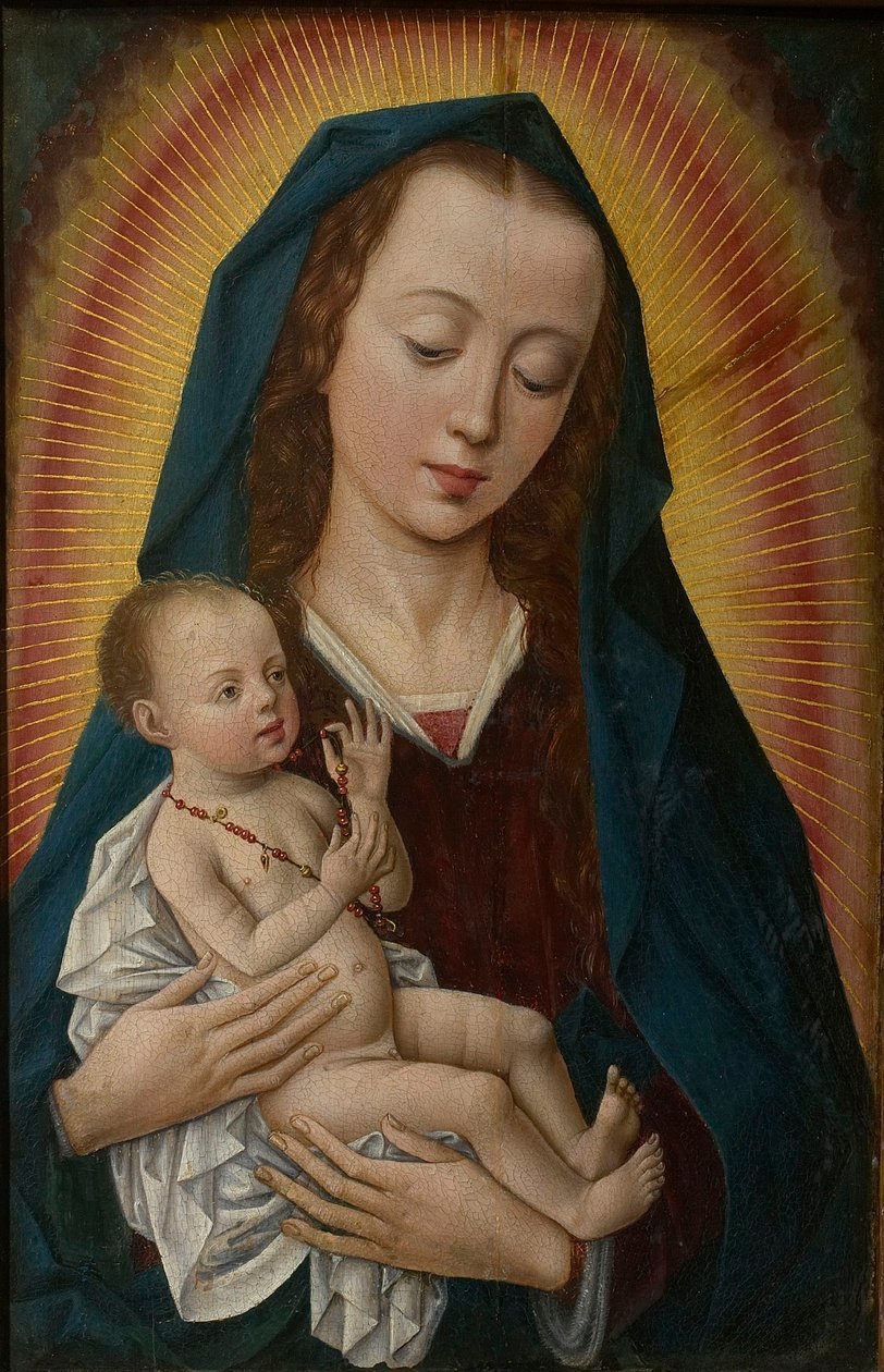 Jomfruen og barnet, ca. 1500. af Meere