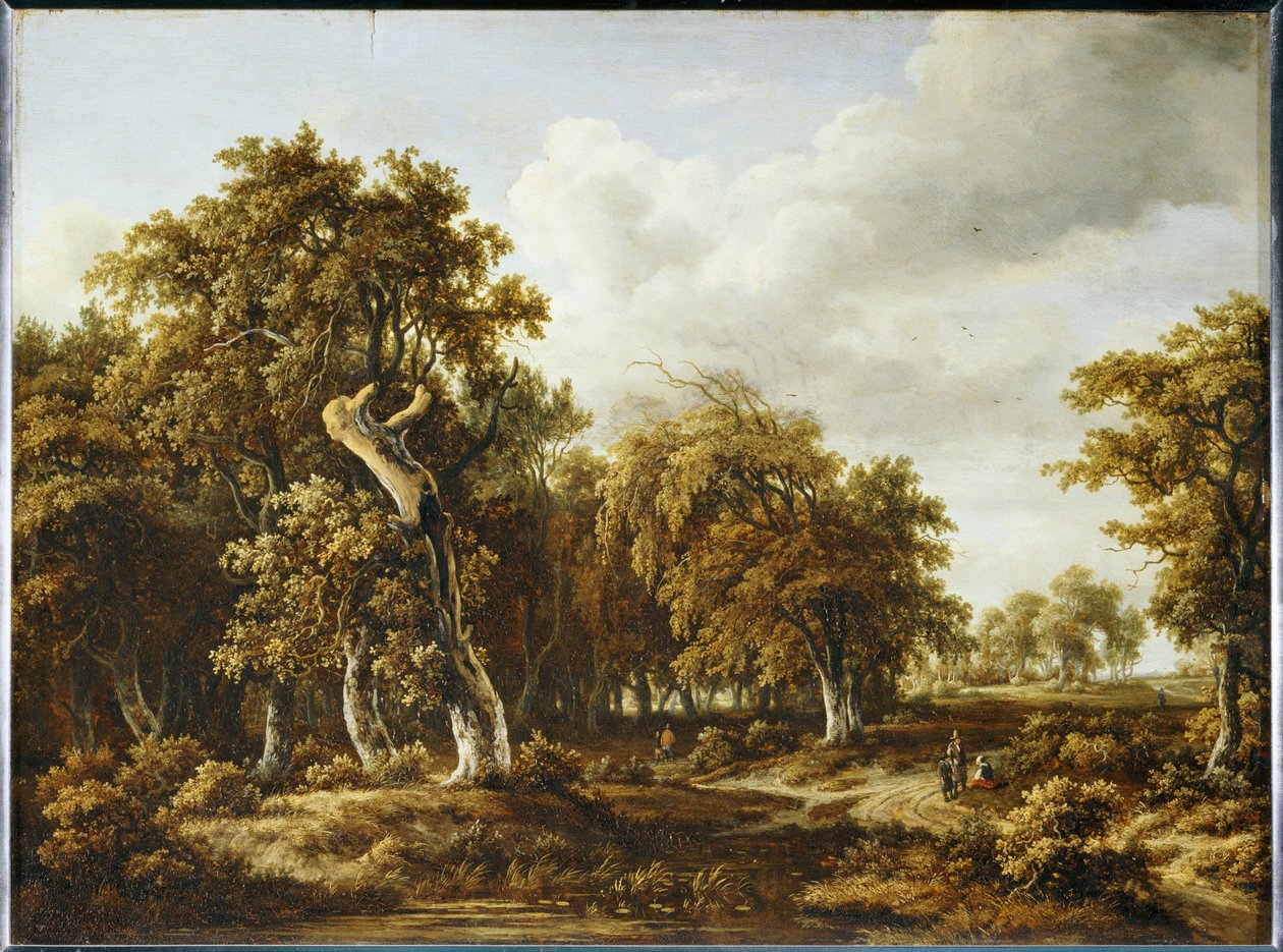 Egeskoven ... af Meindert Hobbema