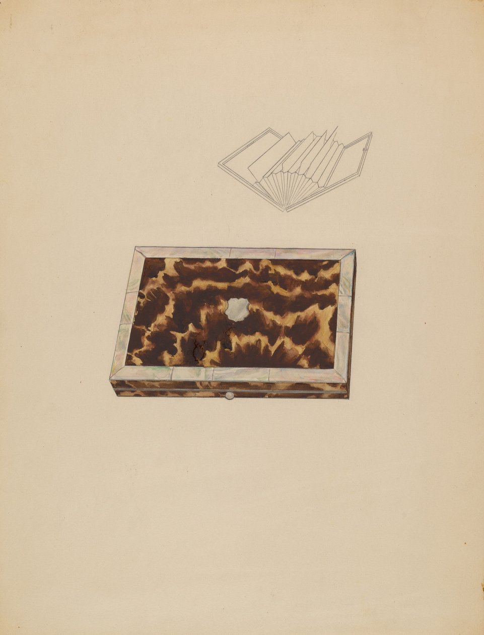 Kortetui, ca. 1936. af Melita Hofmann