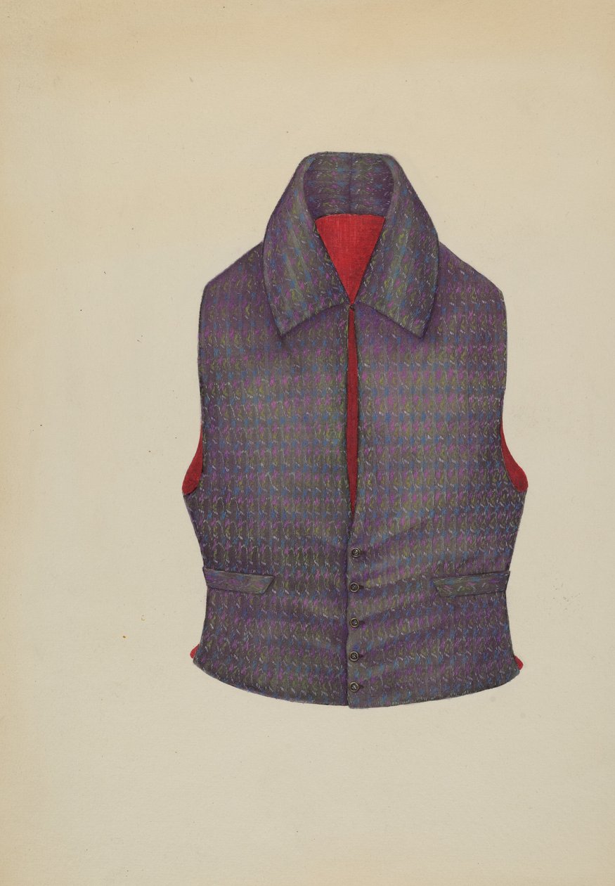 Vest, ca. 1937. af Melita Hofmann
