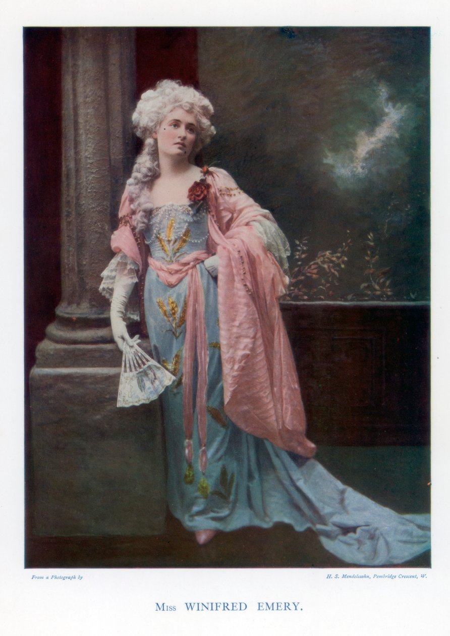 Winifred Emery, engelsk skuespillerinde, 1901. af Mendelssohn