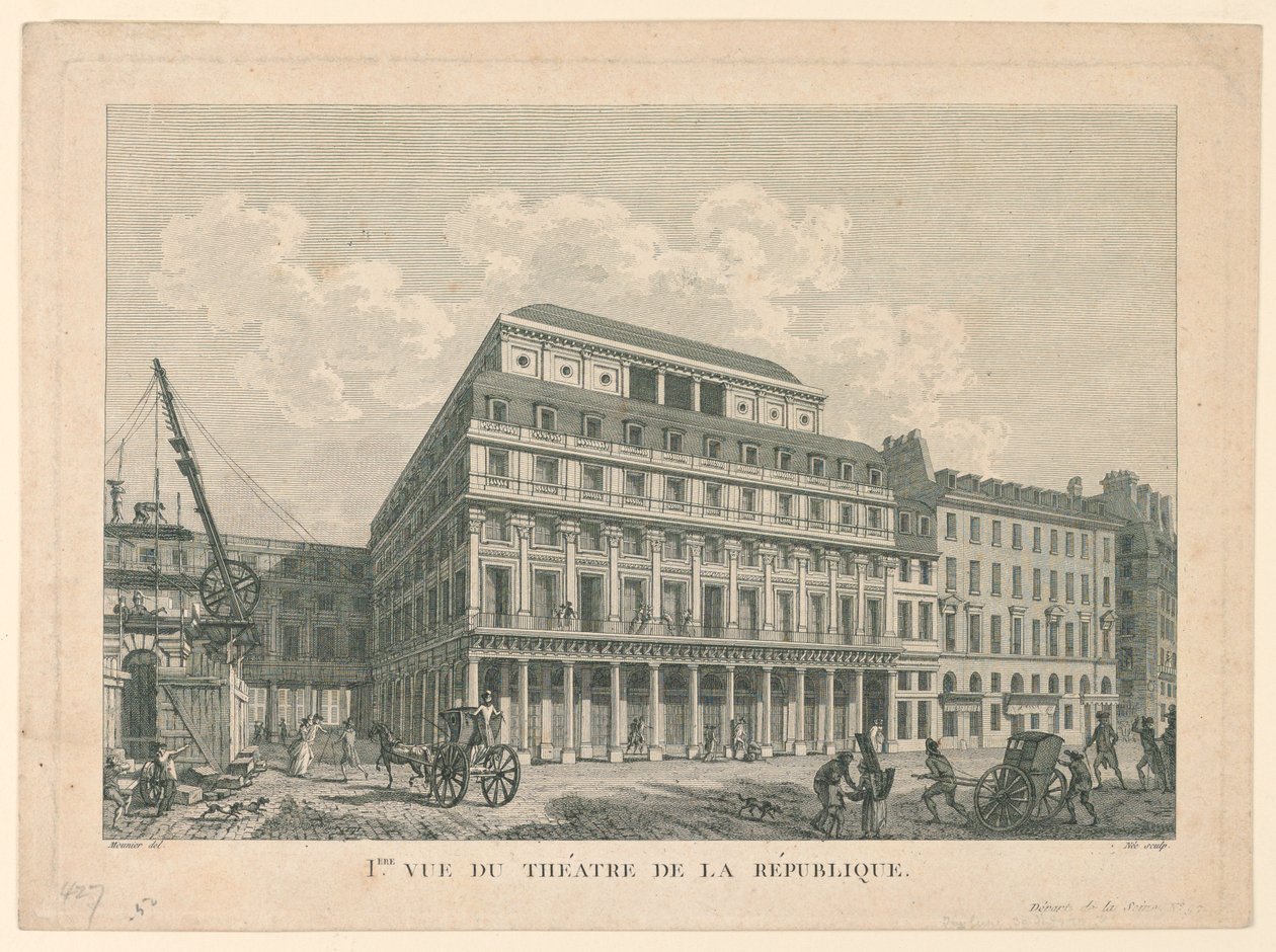 Republikkens Teater, Paris af Mennier