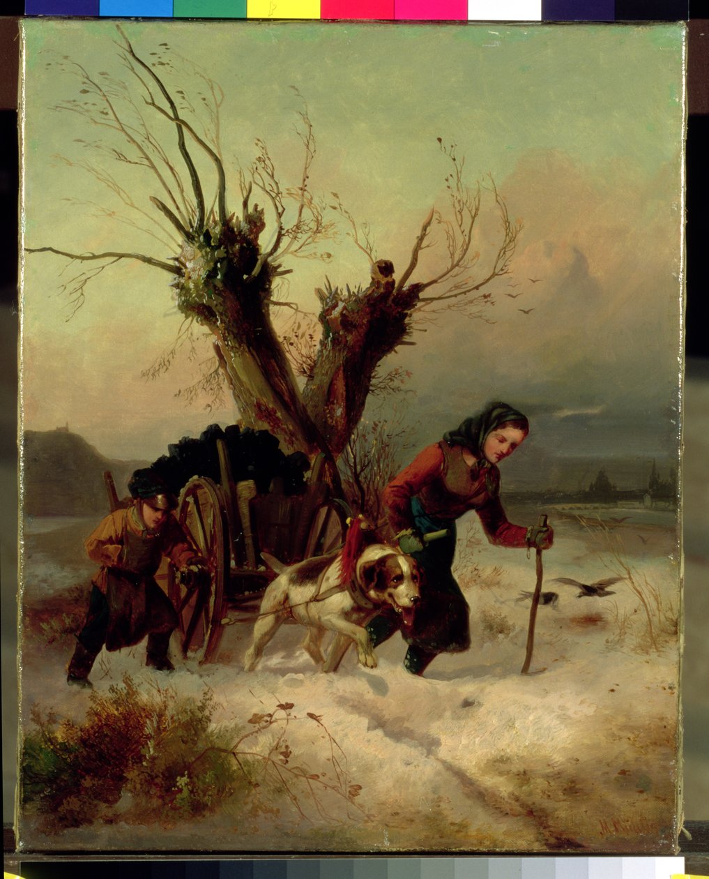 Heavy Load, c.1850 af Meno Muhlig