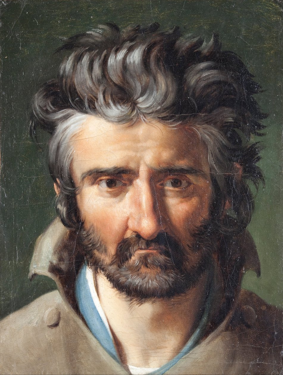 Hoved af en mand af Merry Joseph Blondel