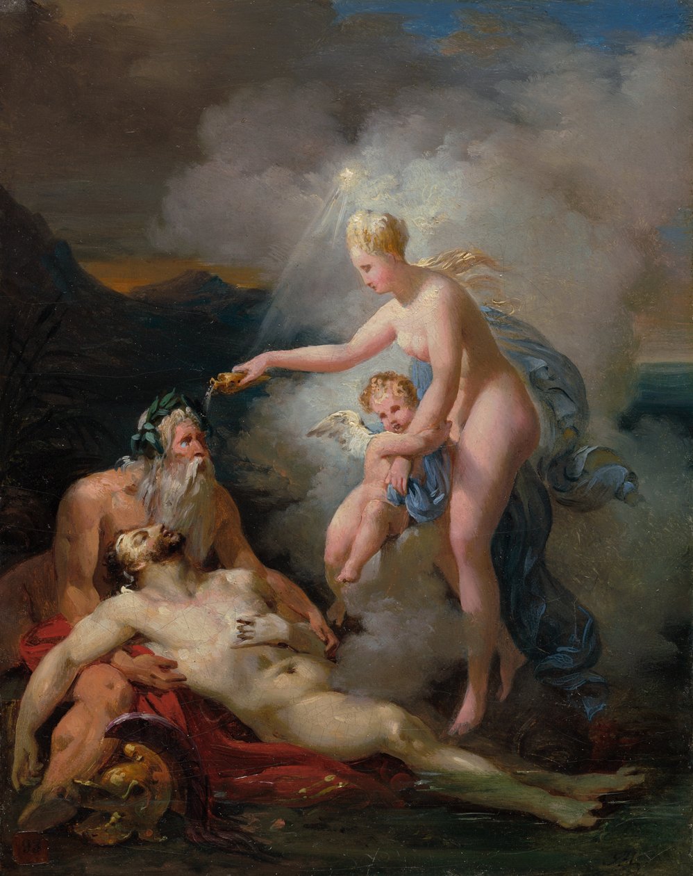Venus Healing Aeneas af Merry Joseph Blondel