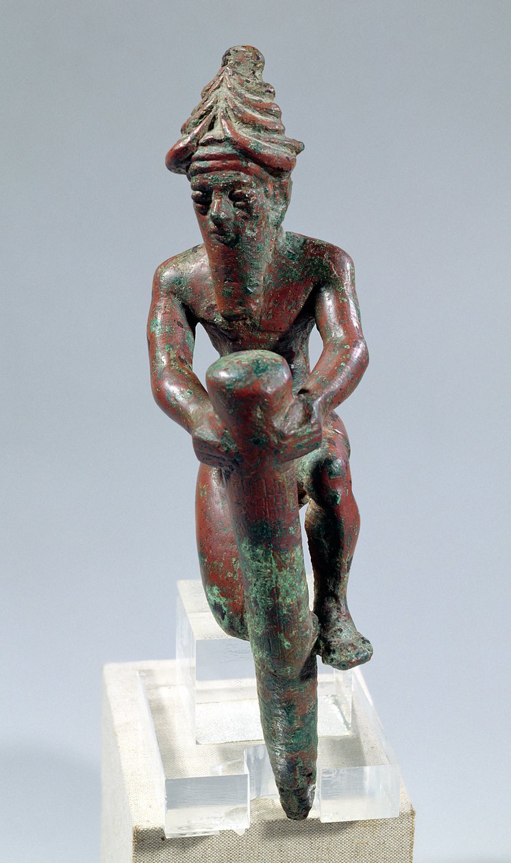 Grundsøm af Gudea, Prins af Lagash, fra Telloh (Ancient Girsu) Neo-Sumerian Periode, ca. 2130 f.Kr. (kobber) af Mesopotamian