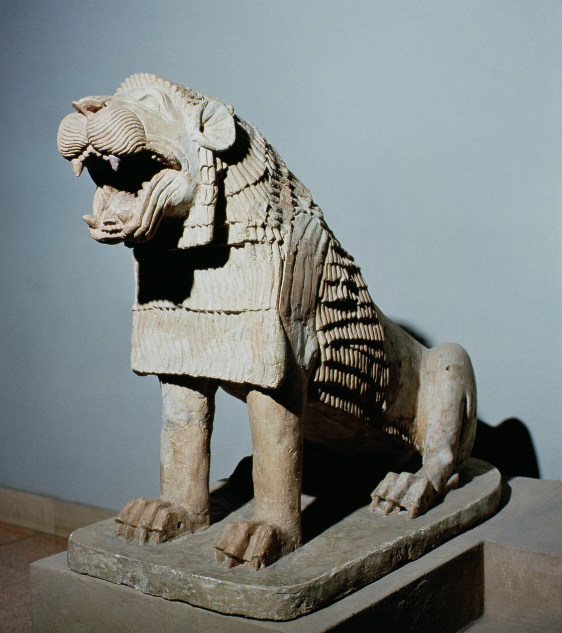 Løve (terracotta) af Mesopotamian