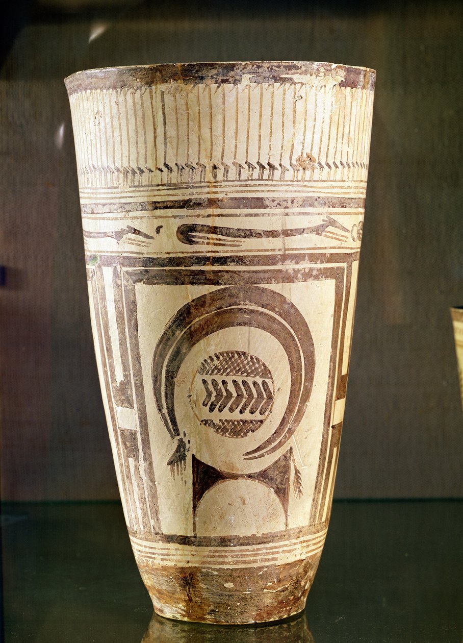 Vase, stil I, fra Susa, Iran, 5000-4000 f.Kr. (keramik) af Mesopotamian
