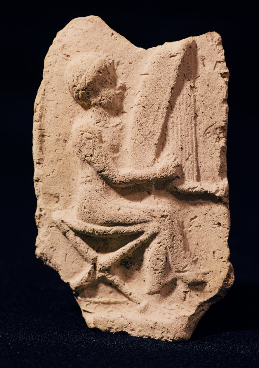 Harpespiller, 1830-1600 f.Kr af Mesopotamian