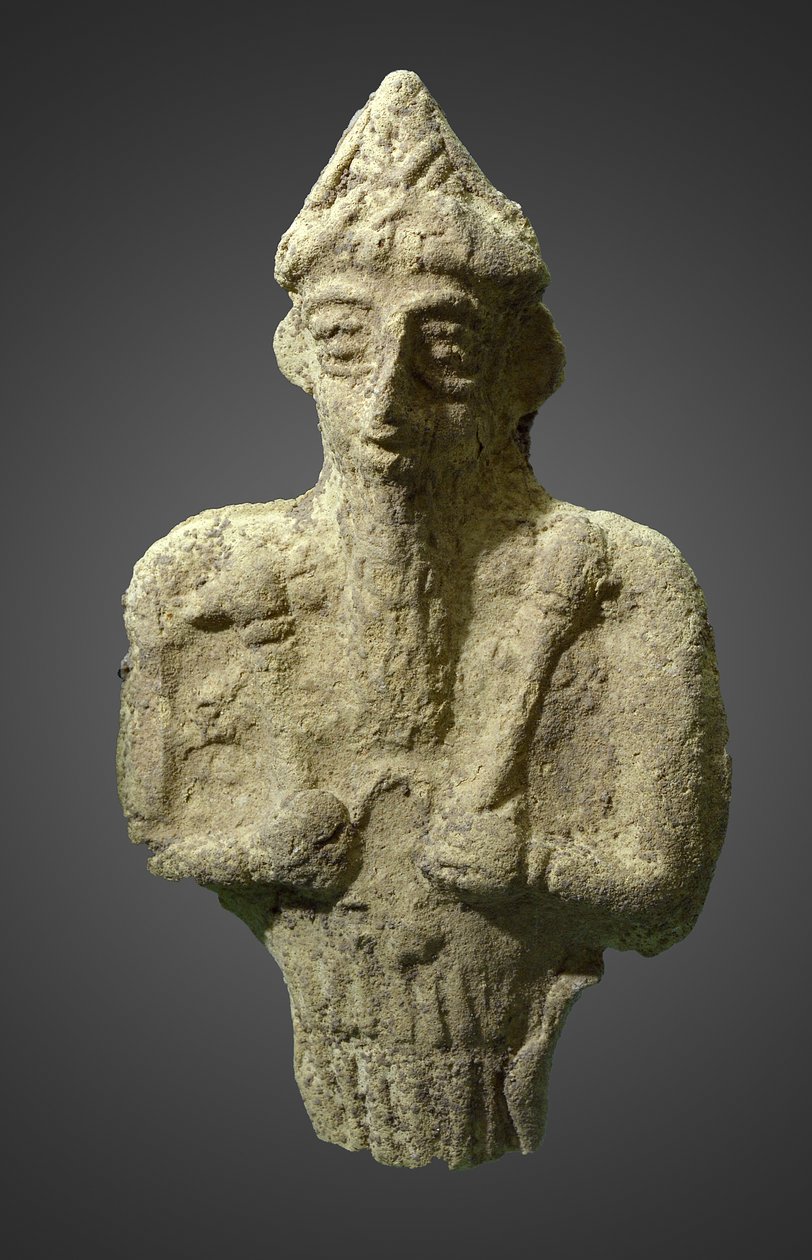 Nergal den mesopotamiske krigsgud, ca. 800-700 f.Kr af Mesopotamian
