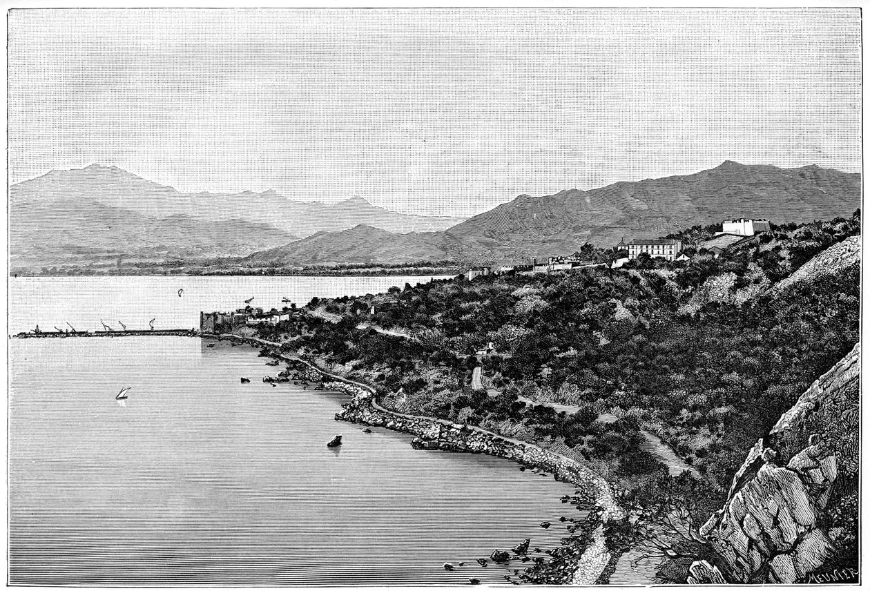 Udsigt over Stora Bay, c1890 af Meunier