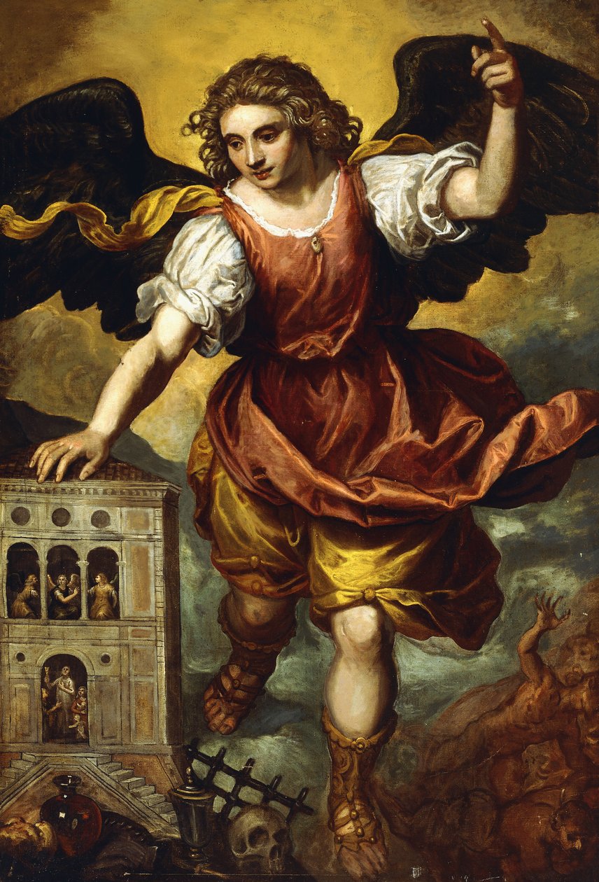 Ærkeenglen St. Michael, af Mexican School