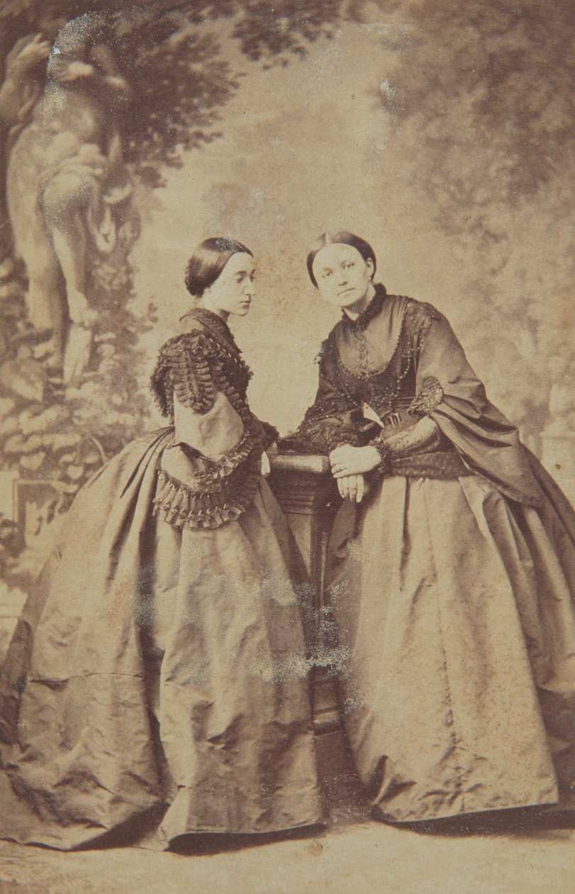 Grevinde Isabella Dzialynska (f. Czartoryska) og prinsesse Marie Czartoryska (f. Grocholskich) af Meyer and Pierson