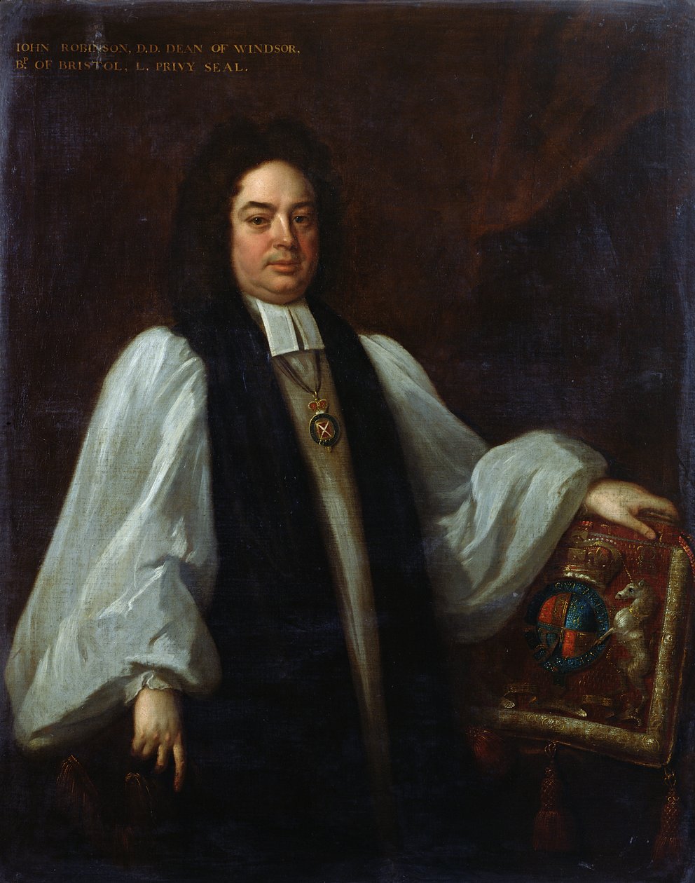 Portræt af biskop John Robinson (1650-1723) c.1711 af Michael Dahl