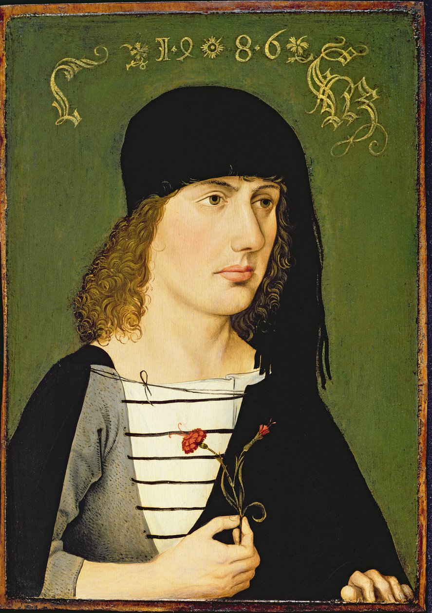 En ung mand, 1486 af Michael Wolgemut or Wolgemuth