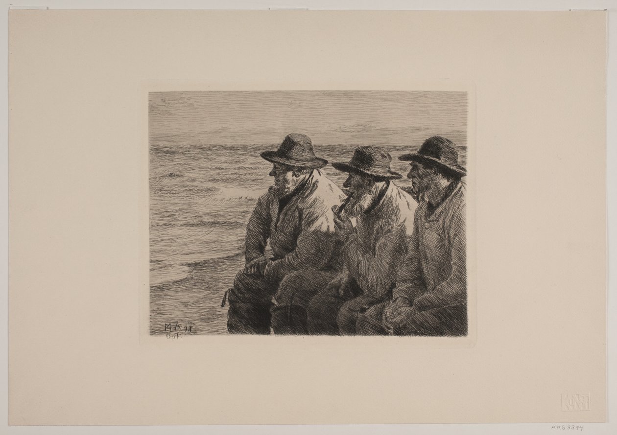 Tre fiskere af Michael Ancher