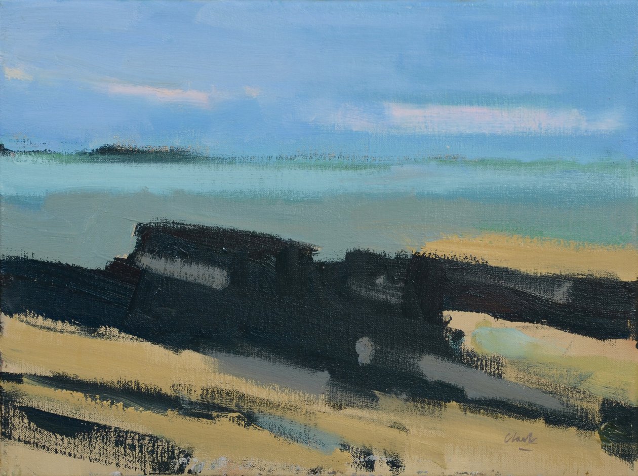 Mull, 2017 (olie på linned) af Michael G. Clark