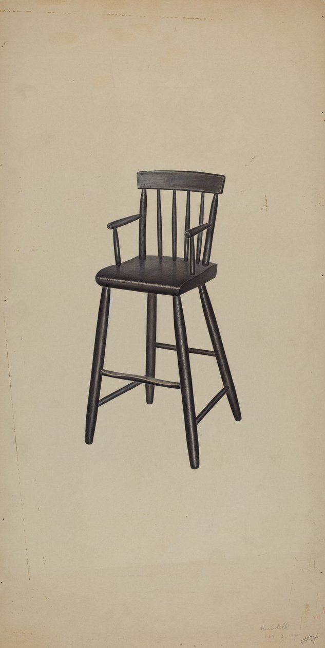 Høj stol, 1938. af Michael Riccitelli