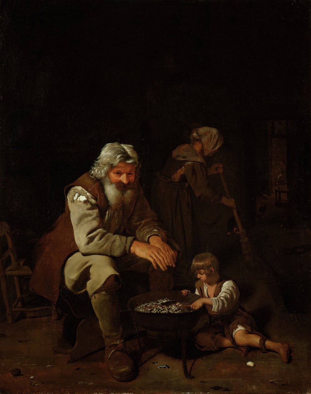 En allegori om vinteren af Michael Sweerts