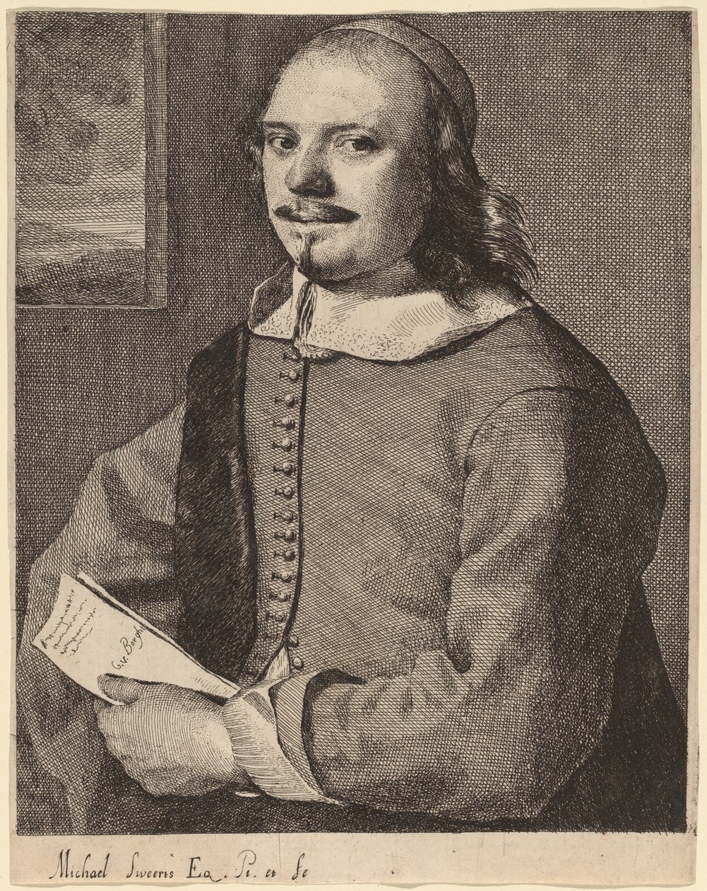 Willem van der Borcht af Michael Sweerts
