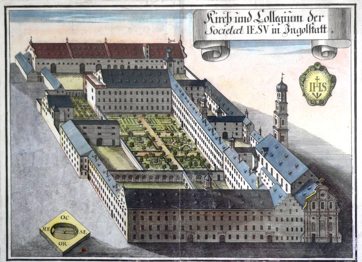 Jesuit College Ingolstadt af Michael Wening