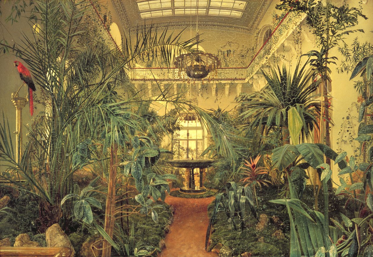 Vinterhave i Vinterpaladset, St. Petersborg, 1840 af Michail Ivanovich Antonov