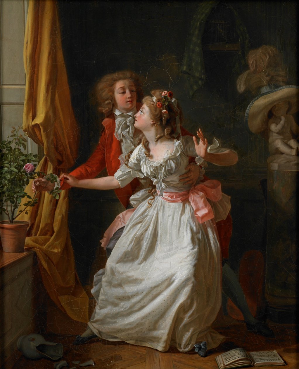 Den dårligt forsvarede rose, 1789 af Michel Garnier