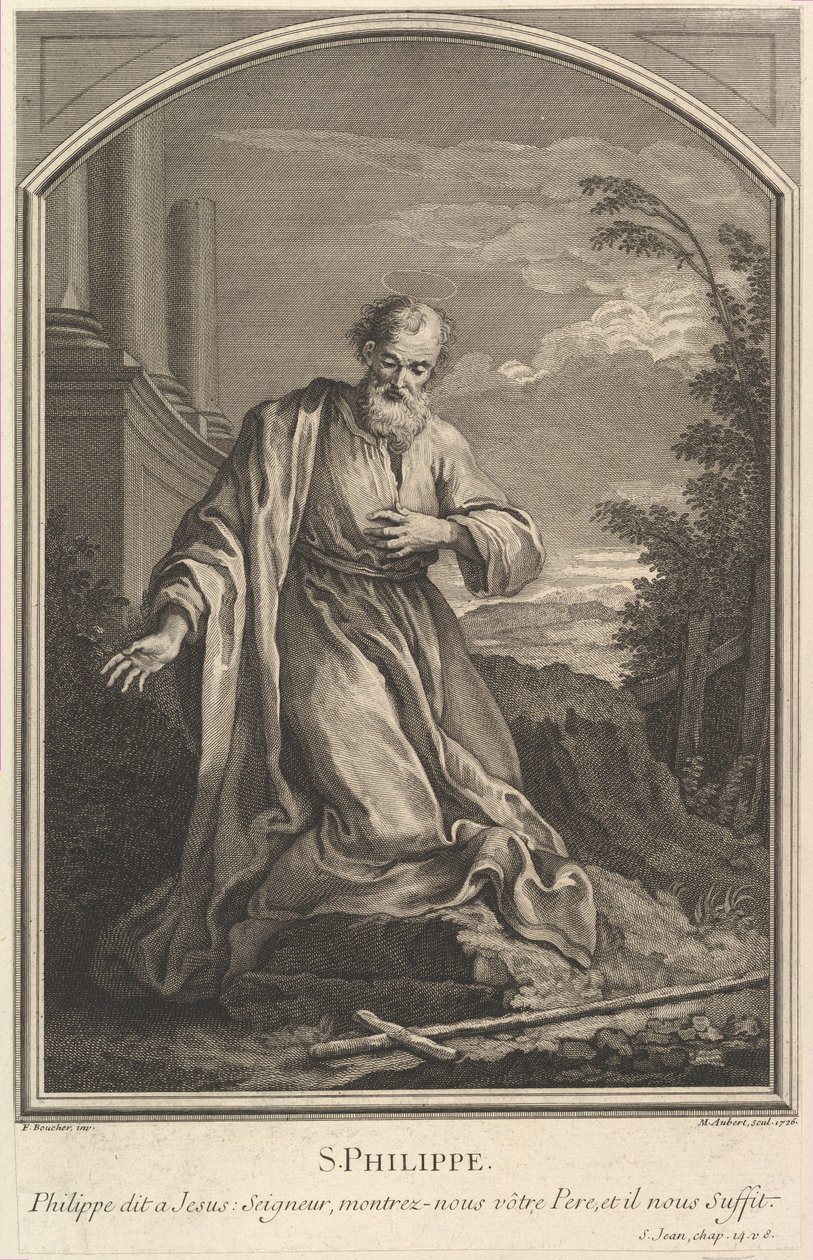 Sankt Filip, 1726. af Michel Aubert